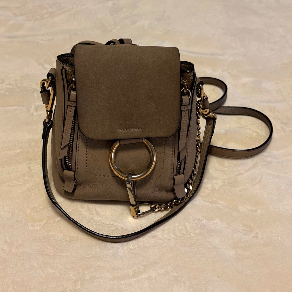Authentic Chloe Mini Faye Backpack